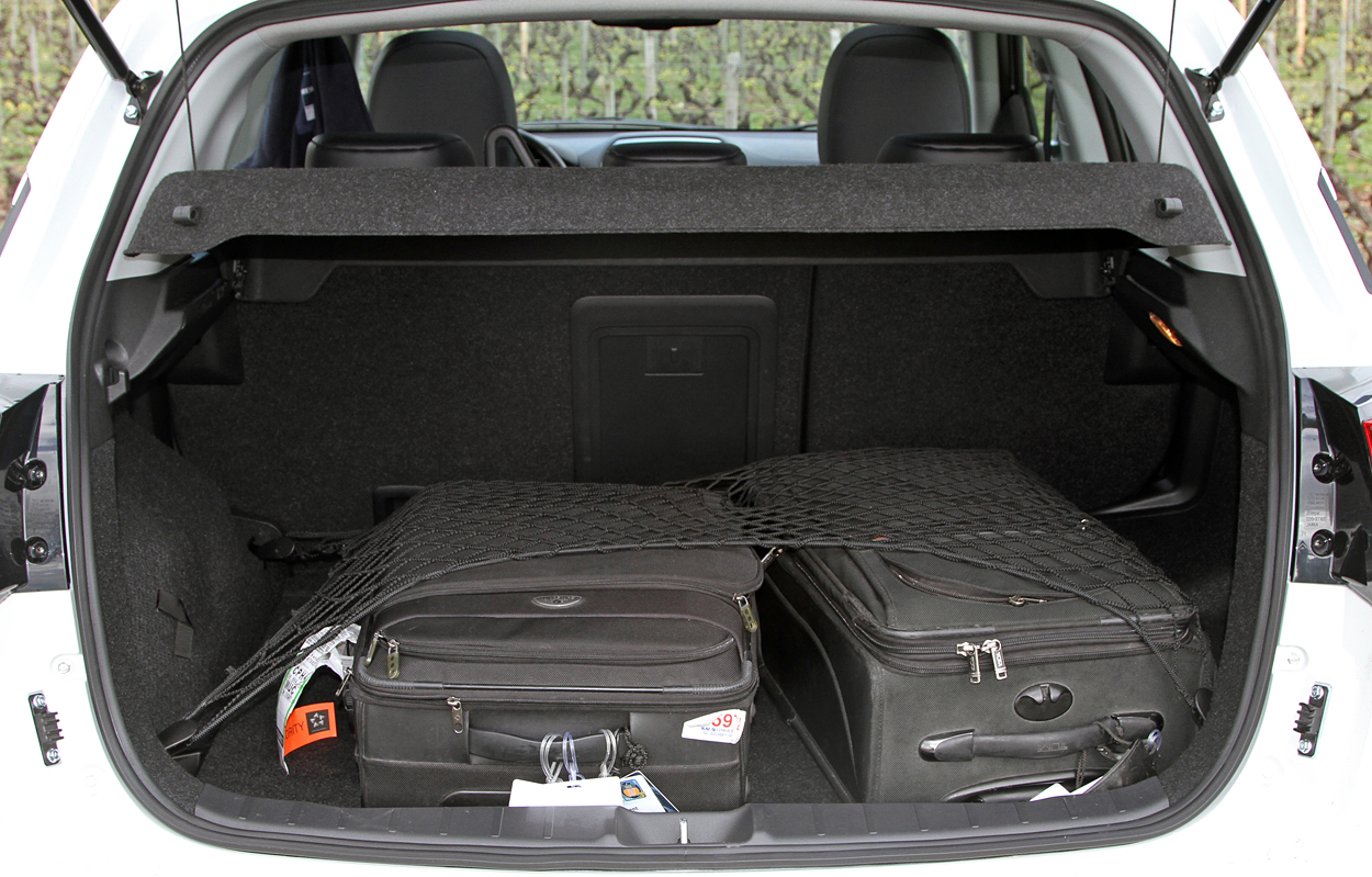 Bagagerummet er fornuftigt for en kompakt SUV: 442 liter.