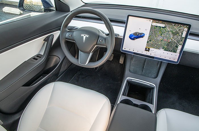 Tesla Model 3 kabine