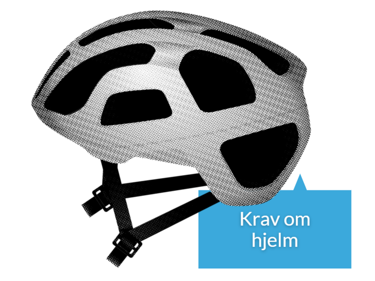 Grafik: Krav om hjelm