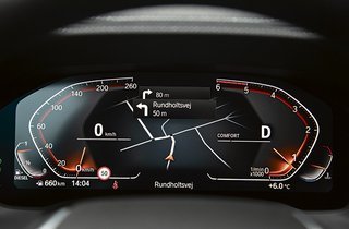 Digitale displays i BMW 3-serie
