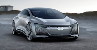 Konceptbilen Audi Aicon fra 2017 varslede Audis store tro på selvkørende biler i nær fremtid.