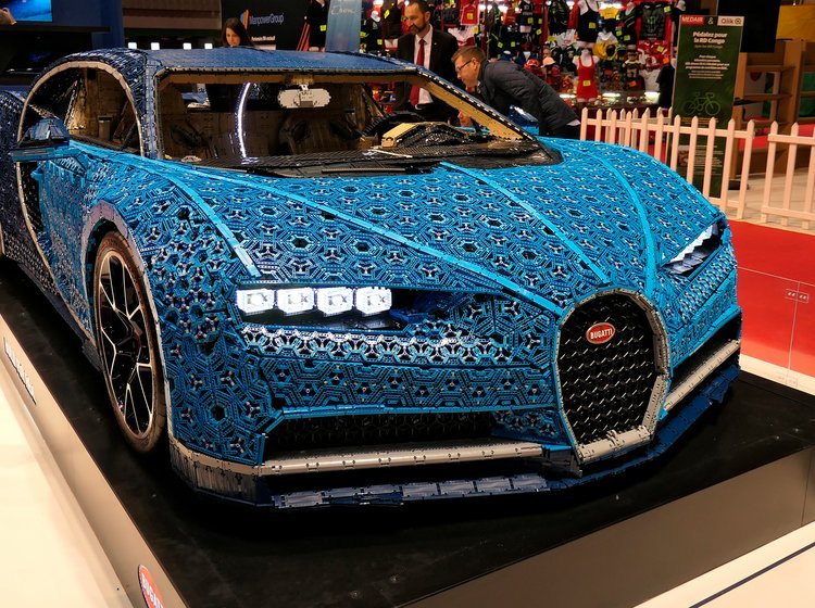 Bugatti Chiron i Lego-udgave.