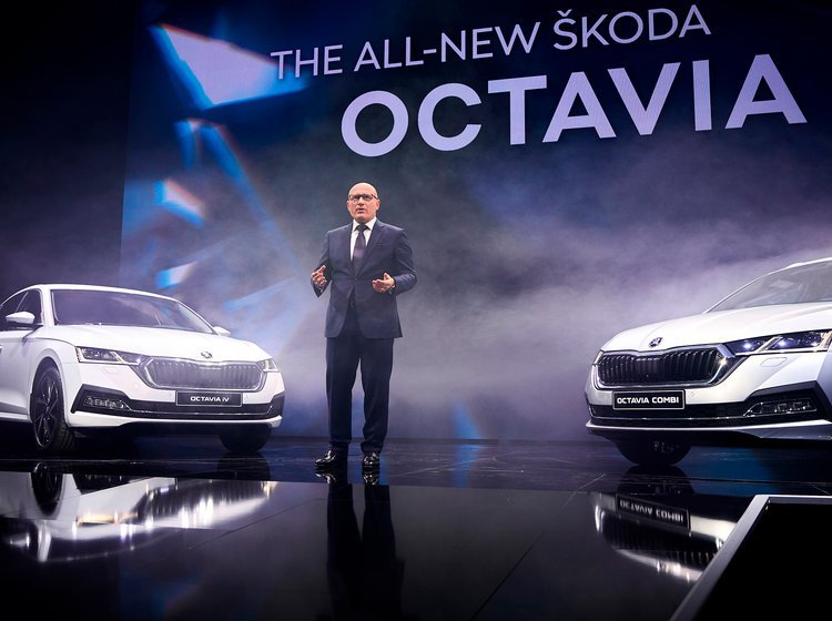 Verdenspremieren på den nye Octavia fandt sted hjemme i Tjekkiet.