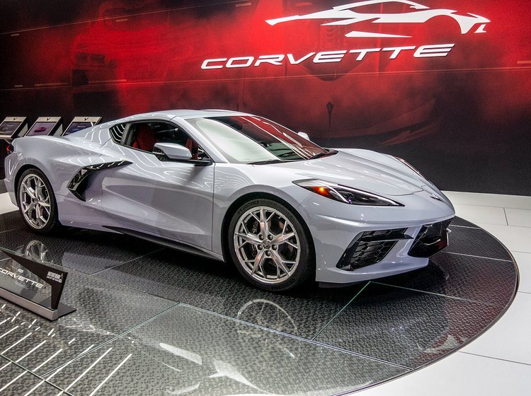 Den nye Corvette debuterer på Los Angeles Auto Show 2019.
