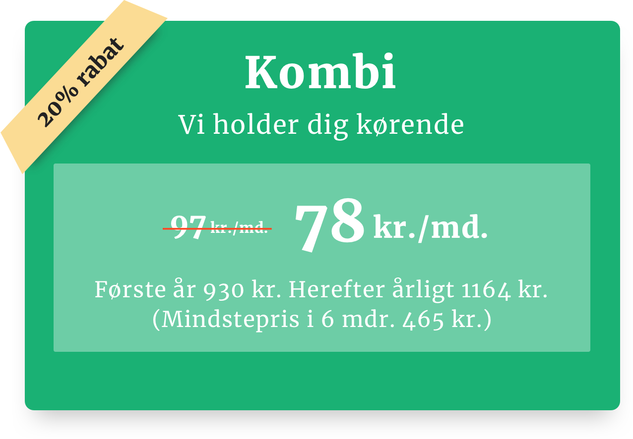 Kombi med rabat