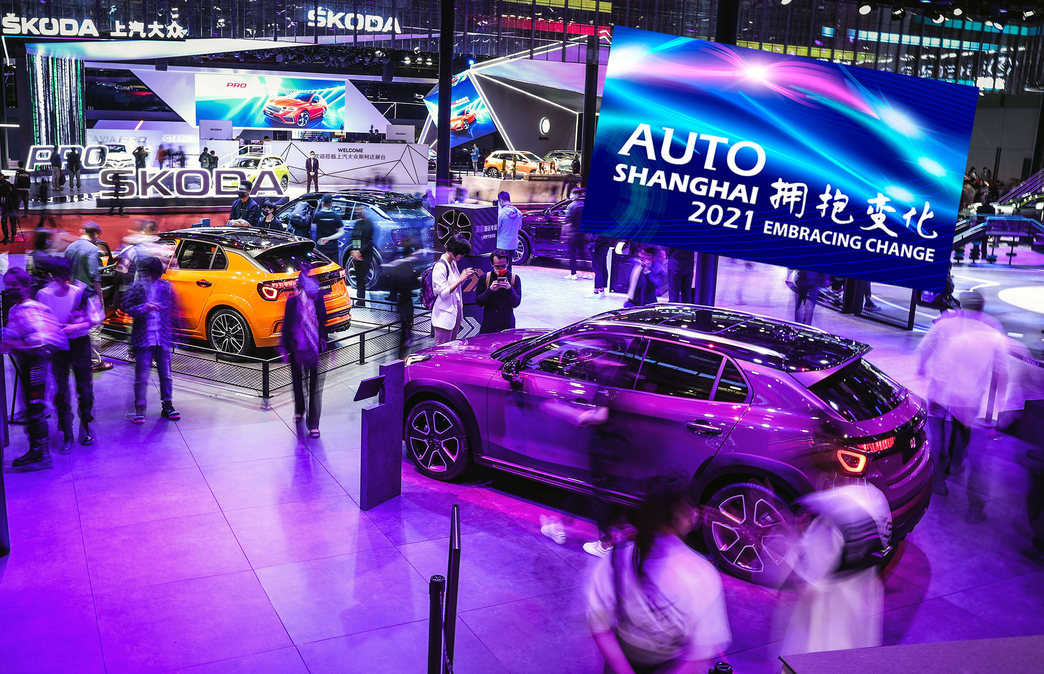Shanghai Auto Show 2021 se alle de elektriske nyheder og flyvende