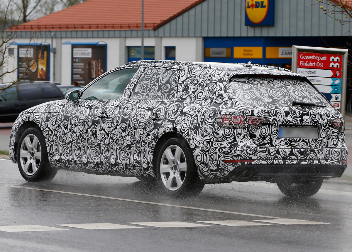 Avant-modellen får tilsyneladende den klassiske stationcar-facon. Forventet lancering: forår 2016.