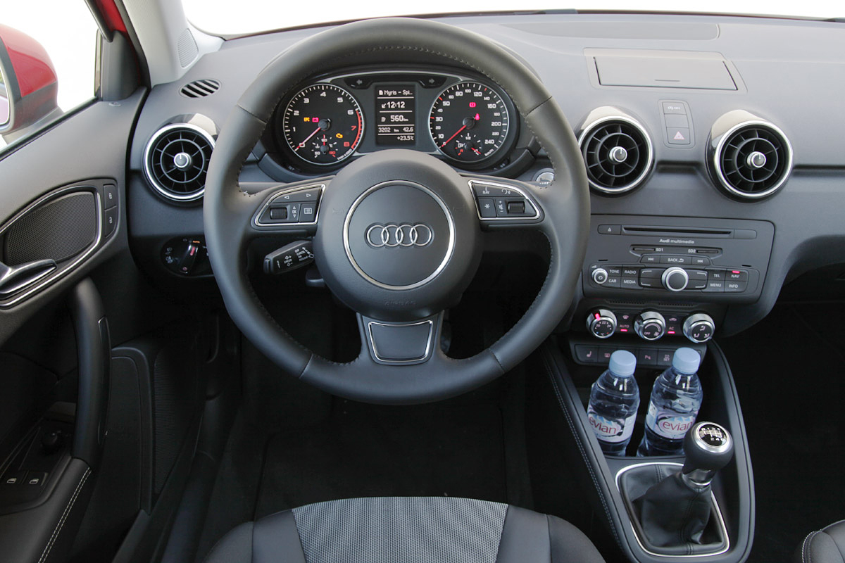 Det er her, du får noget for pengene. Audi A1 har miniklassens bedste kvalitetsfornemmelse.