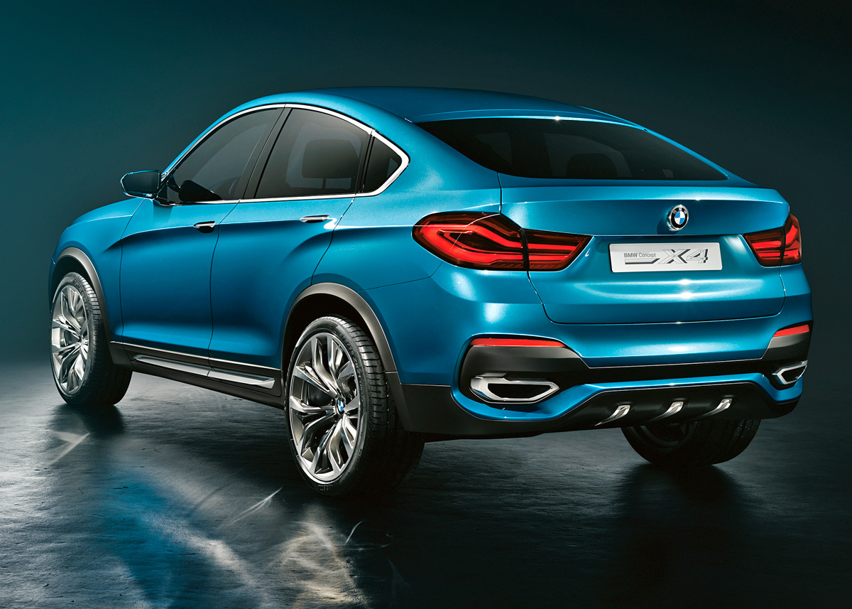 BMW X4 bliver en smartere og dyrere udgave af X3. Trods coupé-formen er X4 en femdørs bil.