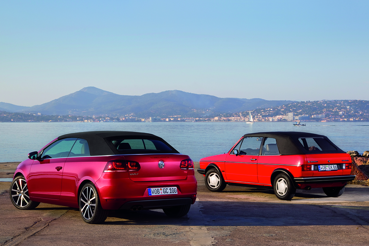 Den første VW Golf Cabriolet kom på markedet i 1979. Den blev hurtig en kultbil, og den nye er tredje generation siden da.