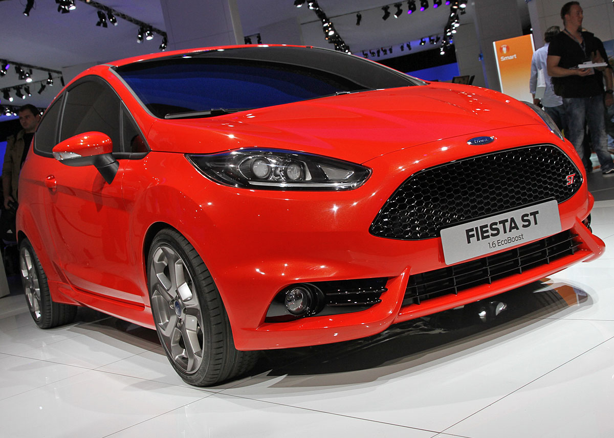 Ford Fiesta ST i foreløbig udgave. Produktionsmodellen kommer i slutningen af 2012.