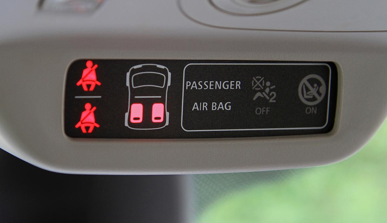 I modsætning til mange andre mikrobiler nøjes Twingo med fire airbags, hvilket giver dårligere beskyttelse ved bagsædet, men ellers er sikkerhedsudstyret pænt.