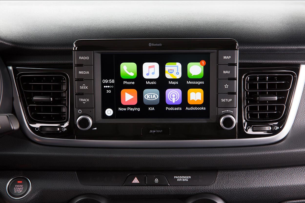Apple CarPlay og Android Auto er en del af udstyret i de udgaver, der har den store skærm.