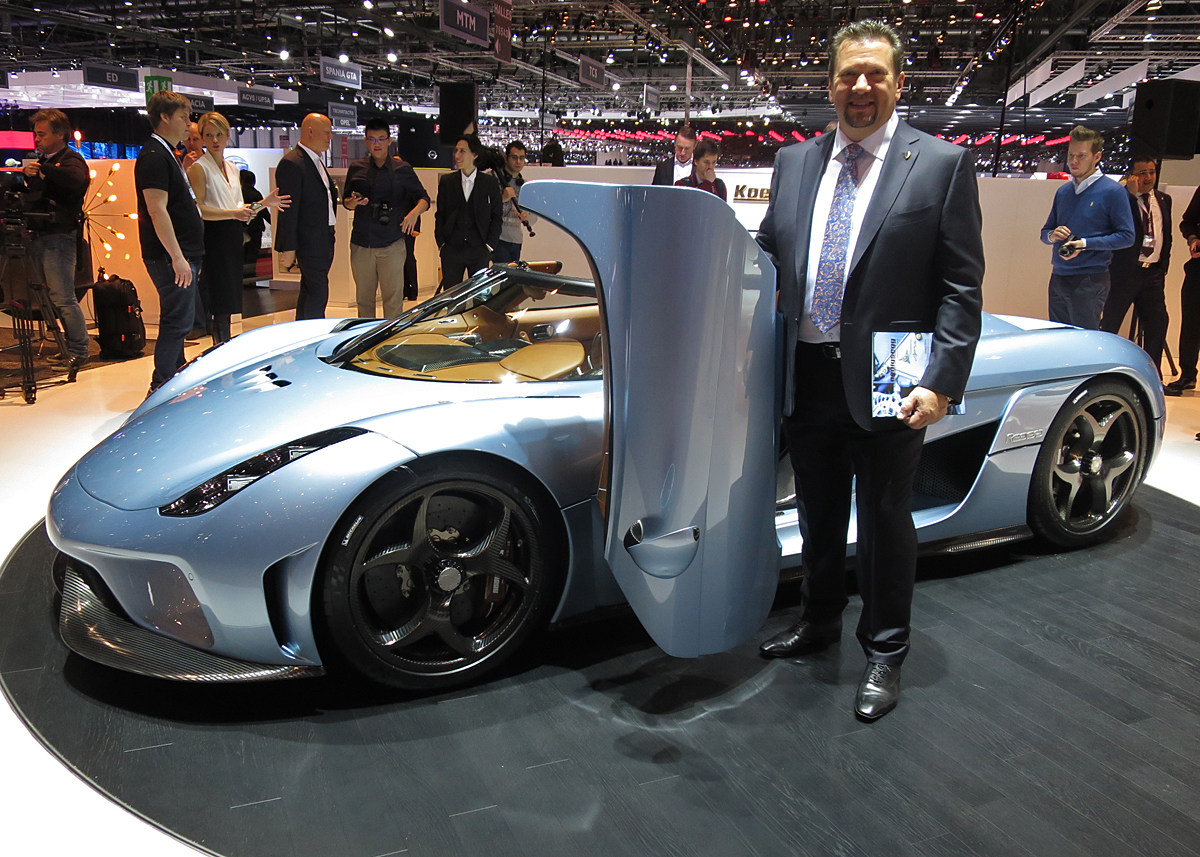 Danskeren Jan Struve er medejer af Koenigsegg og han skal personligt have dette første eksemplar af Regera.