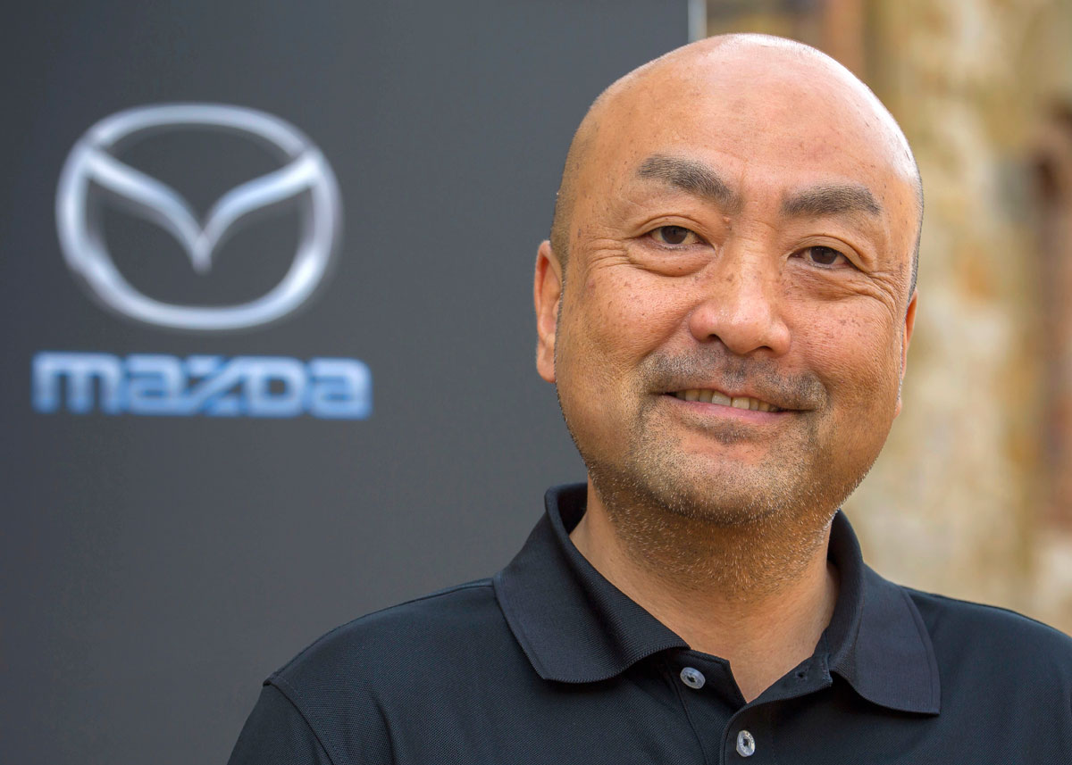 Masaya Kodama fra Mazda bekræfter, at Mazda stadig arbejder på rotationsmotoren, også kendt som wankelmotor. Foto: Mazda