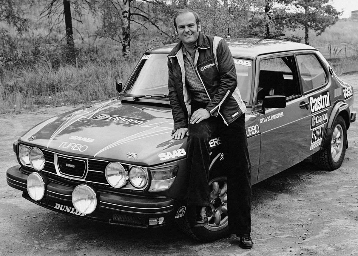 I det svenske rally i 1979 vandt Stig Blomqvist i Saab 99 Turbo den første VM-rallysejr med en turboladet bil.