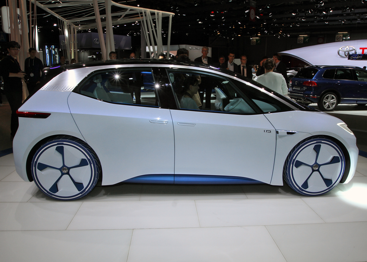 Konceptbilen VW I.D. bliver til virkelighed i 2020. Foto: Torben Arent
