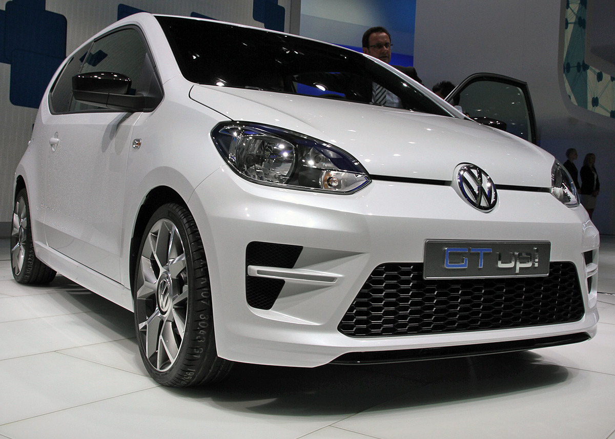 VW UP GT koncept fra 2011. GTI-modellen, der nu vises, kaldes også et koncept, men produktionsudgaven loves klar tidligt i 2018. Foto: Torben Arent 