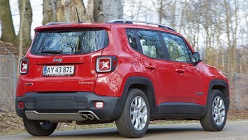 Jeep Renegade bagfra
