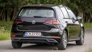VW e-Golf bagfra