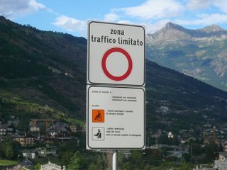 Kør ikke ind, hvis der er skiltet med Zona Traficco Limitato i Italien