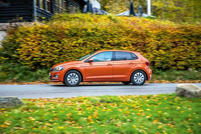 VW Polo fra siden