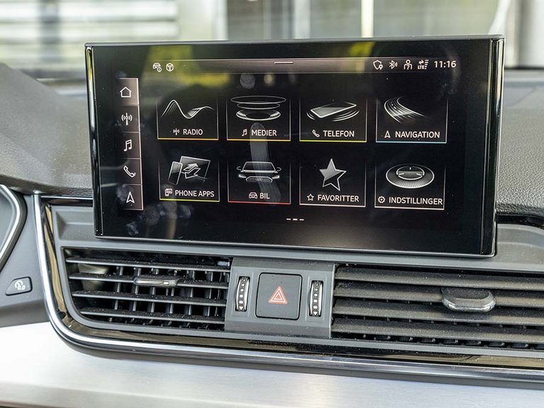 Audi Q5 skærm