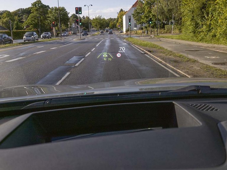 Nissan Qashqai headup-display