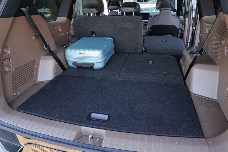 Bagagerum i en Kia EV9