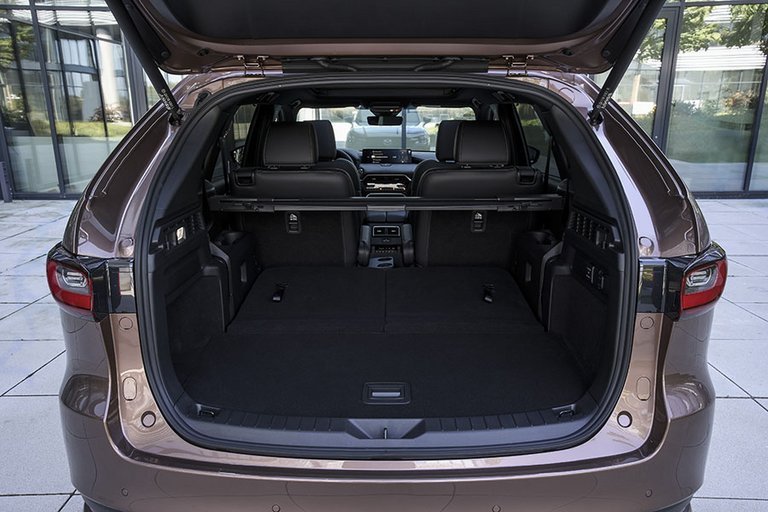 Bagagerum i en Mazda CX-80
