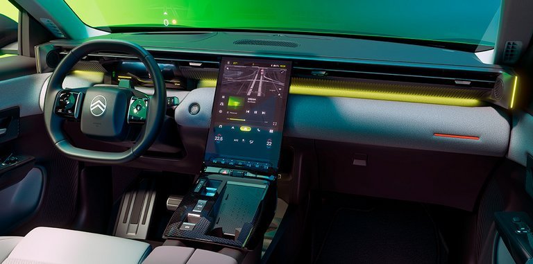 Førerpladsen i Citroën C5 Aircross.