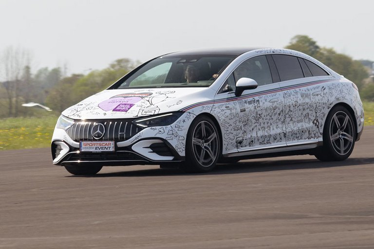 Sportscar Events nye eventbil er den elektriske Mercedes-AMG EQE