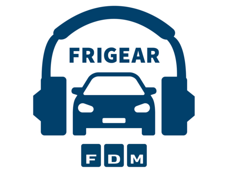 FDMs podcast Frigears logo