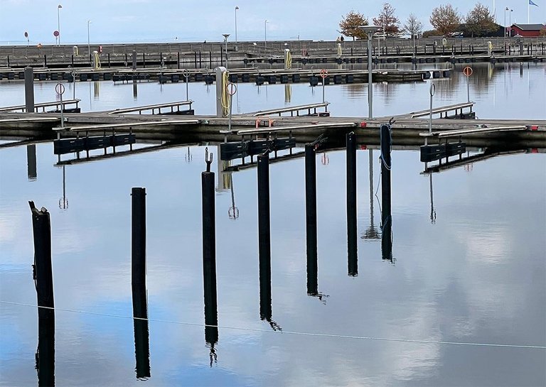 Svanemøllehavnen i den nordlige del af København er nu helt tømt for både i den del, hvor tunnelen nu skal graves.