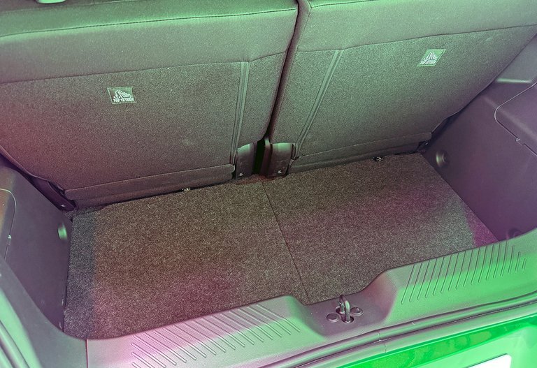 Bagagerum i Renault Twingo.