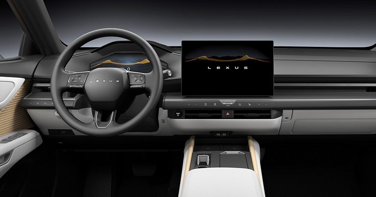 Førerpladsen i Lexus ES.