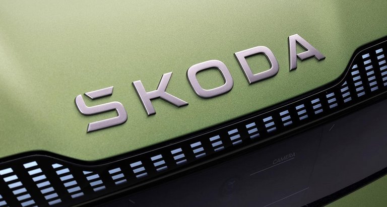 Skoda har tænkt sig at skrive mærkets navn på motorhjelmen.