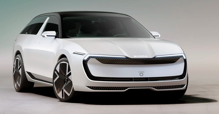 Skoda Vision 0 forfra.