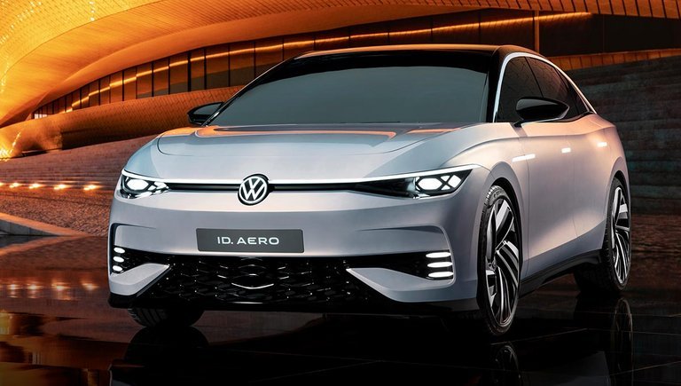 VW ID. Aero bliver i 2023 til ID. 7. Der sker formentlig ikke de store ændringer af designet.