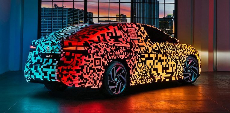 VW ID.7 er en femdørs hatchback. Lidt ind i 2024 kommer en statiocar. 