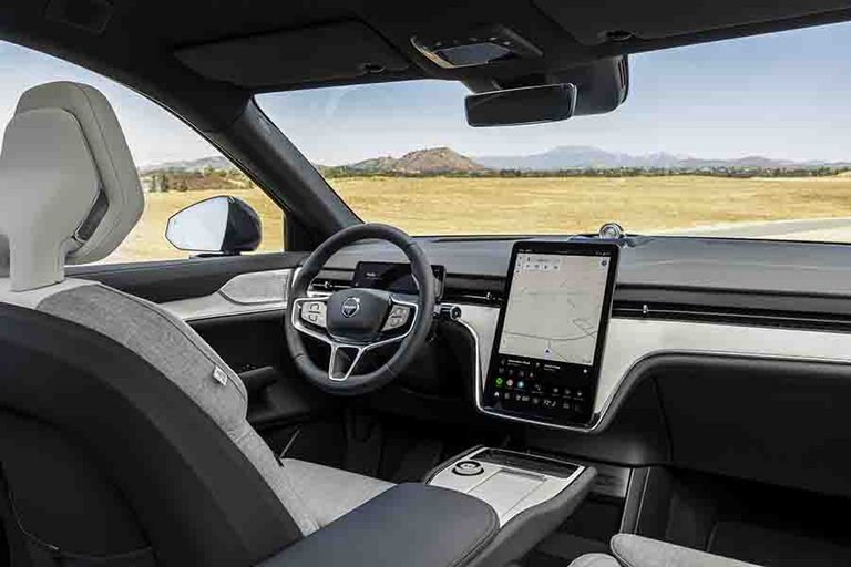 Kabine i en Volvo EX90