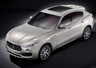 Sådan ser Maseratis første SUV ud. Der er allerede nogen, der mener, den ligner en Buick. Fotos: Maserati