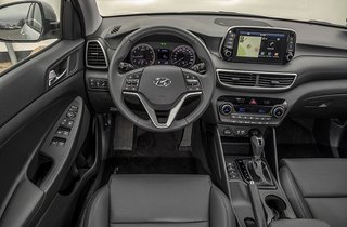 Hyundai Tucson har en lidt billig kabine