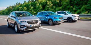 Tre crossovers fra Opel - WLTP-klar.
