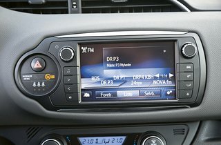 Toyota Yaris skærm