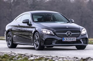 Der er fantastiske forlygter på Mercedes-Benz C-klasse Coupé