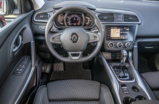 Stor skærm i kabinen på Renault Kadjar