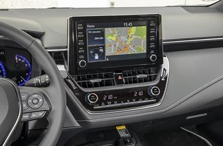 Stor skærm i Toyota Corolla