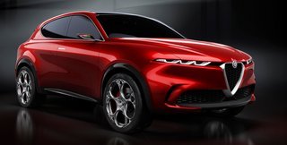 En konceptudgave af Alfa Rome Tonale, som bliver Alfas næste nyhed. Men først langt ind i 2021.