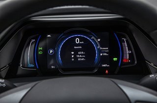Digitalt display i Hyundai Ioniq